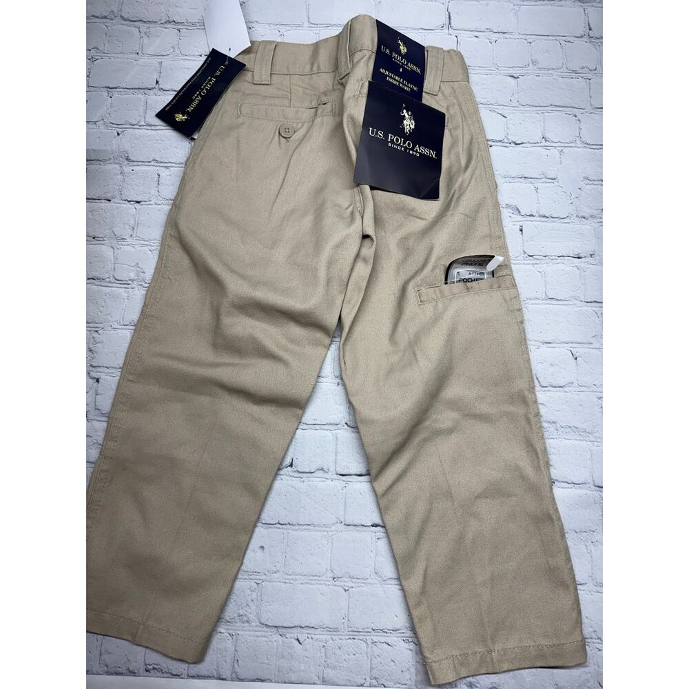 US Polo Assn. Boys 4T Khaki Pants NWT